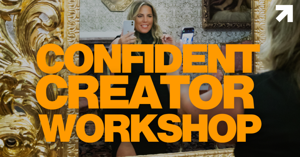 confident creator workshop invite